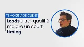 Miniature : “les leads nous ont littéralement sauvés” | Témoignage client