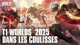 Miniature : 3 victoires consécutives, 1 dynastie : skins T1 des Worlds 2025 | En coulisses - League of Legends