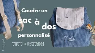 Miniature : Coudre un sac à dos personnalisé pour enfant | TUTO + PATRON / Leah Sewing