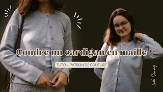 Miniature : Je couds un cardigan en maille ! Leah Sewing