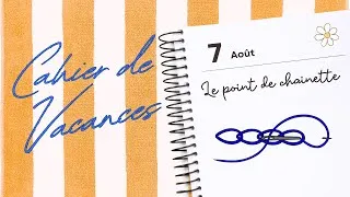 Miniature : Tuto broderie - Le point de chaînette