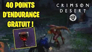 Miniature : AVOIR 40 POINTS D'ENDURANCE FACILEMENT - Crimson Desert