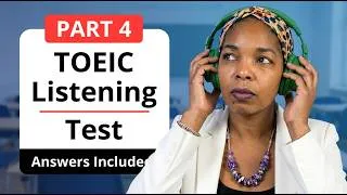 Miniature : TOEIC LISTENING PART 4: Déroulement et exemples
