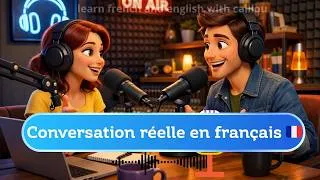 Miniature : Conversation en Français Facile A1–A2 🇫🇷  Podcast Français Lent  Routine Quotidienne