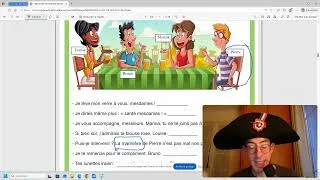 Miniature : On prend l'appéritif?- Qui dit quoi? FLE