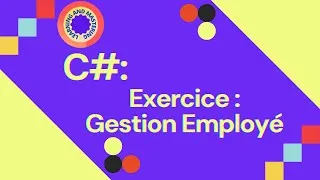 Miniature : Apprendre C# :  Exercice gestion employé  | Tp gestion employé