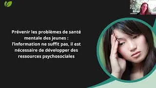 Miniature : Webinaire LISA - Compétences psychosociales : levier pour la santé mentale des jeunes, R. Shankland
