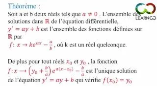 Miniature : Équations différentielles - Cours
