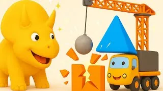 Miniature : Apprendre les formes - Dino casse des murs