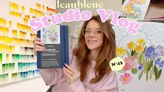 Miniature : Vlog n°43 : Une semaine avec moi à l'atelier  ! Mon Carnet Etchr et visite de l'usine W&N 🌈✨
