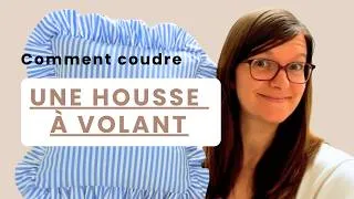 Miniature : Comment coudre une housse de coussin à volant ? | Tutoriel et patron GRATUIT