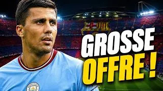 Miniature : 🚨 RODRI AU BARÇA ?! Le Barça prépare une GROSSE OFFRE !