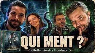 Miniature : Cthulhu : Sombre Providence — rôles cachés, manipulation et trahison à 4 joueurs