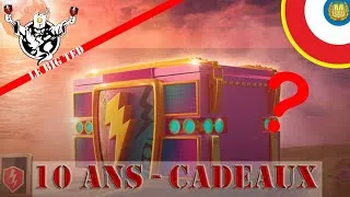 Miniature : [WoT Blitz gameplay FR] 10 ANS ! ! ! ! | Coffres et Cadeaux