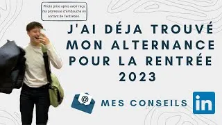 Miniature : COMMENT TROUVER SON ALTERNANCE ?