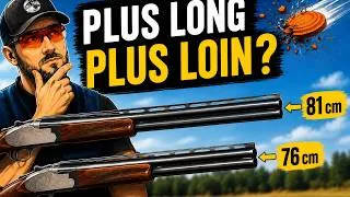 Miniature : 70, 76, 81 cm ou plus : quelle longueur de canon choisir au balltrap?