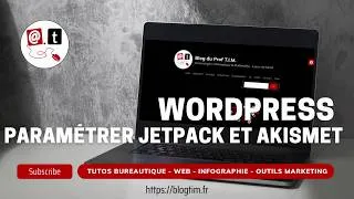 Miniature : Tuto vidéo : Paramétrer Jetpack et Akismet pour WordPress