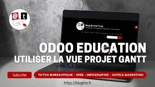 Miniature : Tuto vidéo : Utiliser la vue Gantt pour planifier un projet dans le module Projet d'Odoo
