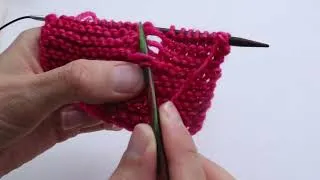 Miniature : Point Mousse: Rattraper une maille perdue