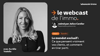 Miniature : Episode 6 : Aurelie Vadella parle mandat exclusif au micro du webcast de l'immo #agentimmobilier