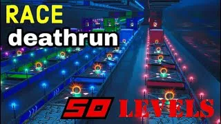 Miniature : Challenge Race Deathrun 1v1 !! Fortnite Créatif
