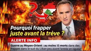 Miniature : 💥💥Guerre au Moyen Orient au moins 13 morts dans des frappes dans le sud du Liban avant la trêve💥�