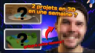 Miniature : Comment c'est passer ma première semaine de 3D !