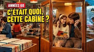 Miniature : La cabine d'écoute du disquaire et 17 autres boutiques des années 60