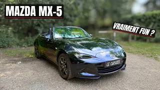 Miniature : Essai Mazda MX-5 : Comment peut-elle être aussi fun avec seulement 130 ch ? | Le Carsodex