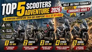 Miniature : 5 Scooters Adventure 2026 Qui Domptent Ville Et Off-Road