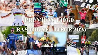 Miniature : Preview de Liège Bastogne Liège 2025