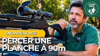 Miniature : Jusqu’à 90 mètres avec cette carabine PCP ! | Test de la Snowpeak M25