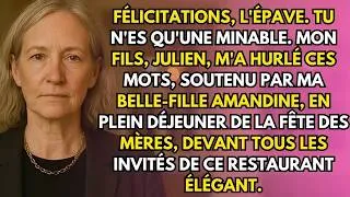 Miniature : À la Fête des Mères, mon fils m’a humiliée — j’ai révélé ma fortune et mon manoir