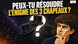 Miniature : SEULS 5 % des gens résolvent cette énigme des 3 chapeaux | Le Code Humain