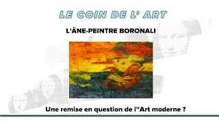 Miniature : L'âne-peintre Boronali ou l'Art moderne tourné en ridicule
