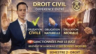 Miniature : Droit civil : La différence entre obligation civile, naturelle et morale expliquée simplement | S2