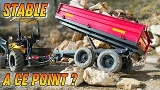 Miniature : Cette remorque double essieux TEMVER est-elle idéale pour un tracteur compact ?