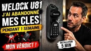 Miniature : 🔐 WELOCK U81 : J'ai Abandonné Mes Clés Pendant 1 Semaine… Mon Verdict ! 🤯