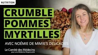 Miniature : Un crumble pommes-myrtilles, aussi gourmand que simple à préparer