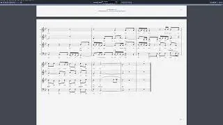 Miniature : Chorale Joyeux anniversaire Grany - Partition Playthrough
