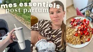 Miniature : j'ai accouché : mes indispensables du quotidien post partum 🤱🏼| vlog