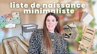 Miniature : liste de naissance minimaliste et zéro déchet ✨🍃 (deuxième enfant)