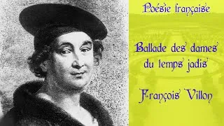 Miniature : Poèmes français : Ballade des dames du temps jadis - François Villon