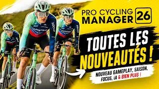 Miniature : TEST PRO CYCLING MANAGER 26 : Toutes les NOUVEAUTÉS ! 🚴‍♂️