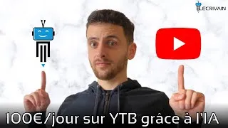 Miniature : Gagner de l'argent en ligne avec l'intelligence artificielle. Ep 2 - Monter une chaîne Youtube