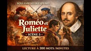 Miniature : 👉 Leur premier baiser… 😳 Roméo et Juliette Scène 5 (lecture rapide)