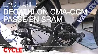 Miniature : Montage exclusif du Van Rysel RCR Pro en SRAM Red AXS au centre de performance de Decathlon CMA CGM