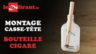 Miniature : Montage du casse-tête " Bouteille & Cigare" - ledelirant.fr