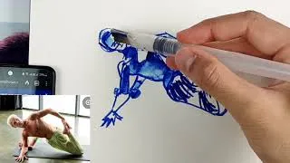 Miniature : Dessiner une posture en vrille