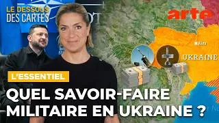 Miniature : Ce que les Ukrainiens peuvent apporter à la défense européenne | Le Dessous des cartes | ARTE